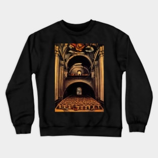 the devil in church 1947 - David Alfaro Siqueiros Crewneck Sweatshirt